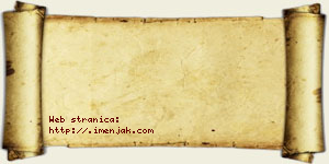 Milena Ješić vizit kartica